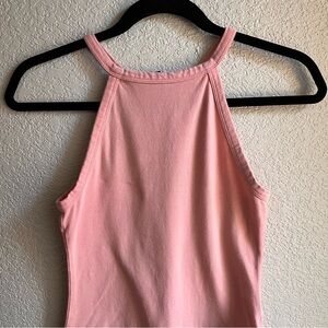 Forever 21 Women’s Pink Halter Bodycon Top